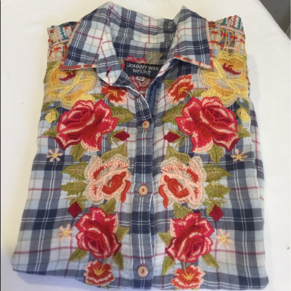JONNY Was embroidered blouse XS good condition - Picture 6 of 8